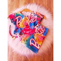 Conjunto Menina Malu Temático Barbie +Short Conjunto Menina Malu Temático Barbie +Short