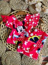 Conjunto Menina Malu Temático Minnie Vermelho + Short +Tiara Conjunto Menina Malu Temático Minnie Vermelho + Short +Tiara