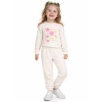 Conjunto menina moletinho off white marlan Conjunto menina moletinho off white marlan
