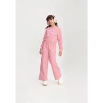 Conjunto Menina Moletom Calça Wide Leg Alakazoo Ref. 65698