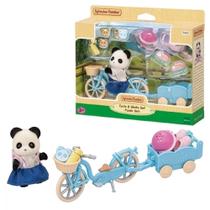 Conjunto Menina Panda com Bicicleta e Patins Sylvanian Families - Epoch 5652