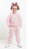 Conjunto Menina Pelo Bordado Forrado Inverno Lessa Rf B8993 Conjunto Menina Pelo Bordado Forrado Inverno Lessa Rf B8993