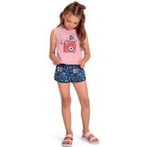 Conjunto menina regata+shorts marisol 11210267