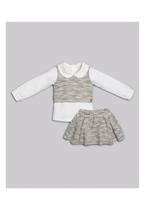 Conjunto Menina Saia Anjos Baby