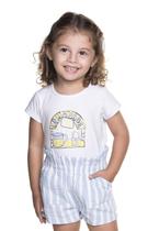 Conjunto Menina Shorts Estampado Have Fun