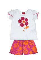 Conjunto Menina Shorts Flor Kyly Conjunto Menina Shorts Flor Kyly
