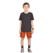 Conjunto Menino Alakazoo Camiseta em Malha Flame Rajada Pret