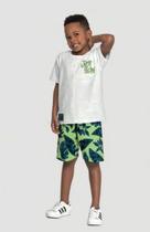 Conjunto Menino Angerô Camiseta em Algodão e Bermuda em Moletinho ANGERO TAM 8 Conjunto Menino Angerô Camiseta em Algodão e Bermuda em Moletinho ANGERO TAM 8
