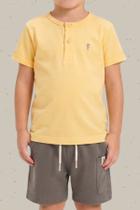 Conjunto Menino Bata e Bermuda Moletinho Onda Marinha Conjunto Menino Bata e Bermuda Moletinho Onda Marinha