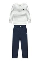 Conjunto Menino Bata Suedine e Calça Moletom Onda Marinha Conjunto Menino Bata Suedine e Calça Moletom Onda Marinha