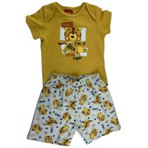 Conjunto Menino Bebe com Body Estampado Kyly