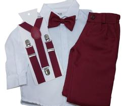 Conjunto Menino Bebe Festa Suspensorio Gravata Conjunto Menino Bebe Festa Suspensorio Gravata