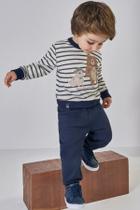Conjunto Menino Bebê Moletom Sem Plúcia Estampado Luc.Boo