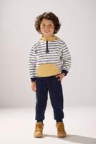 Conjunto Menino Blusa com Capuz e Calça Moletom Valent Conjunto Menino Blusa com Capuz e Calça Moletom Valent
