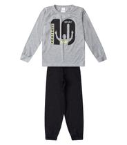 Conjunto Menino Blusa Longa E Calça Select Cinza