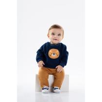 Conjunto Menino Blusão Malha Soft Pulla Bulla Ref. 50169 Conjunto Menino Blusão Malha Soft Pulla Bulla Ref. 50169
