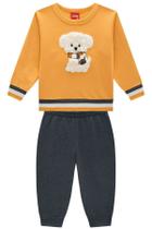 Conjunto Menino Bordado Cachorrinho Kyly Conjunto Menino Bordado Cachorrinho Kyly