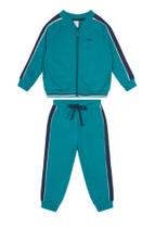Conjunto menino calça jogger em moletom flanelado - carinhoso azul 8