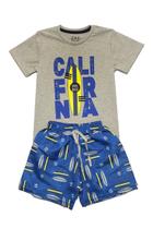 Conjunto Menino California Mescla Ser Menor