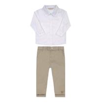 Conjunto menino camisa calça brim festa paraíso Conjunto menino camisa calça brim festa paraíso