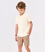 Conjunto Menino Camisa Com Bermuda Trick Nick Bege Conjunto Menino Camisa Com Bermuda Trick Nick Bege