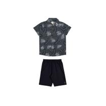 Conjunto Menino Camisa e Bermuda Alakazoo Ref. 019293 Conjunto Menino Camisa e Bermuda Alakazoo Ref. 019293