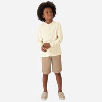 Conjunto Menino Camisa e Bermuda - Malwee - Conjunto Menino Camisa e Bermuda - Malwee -