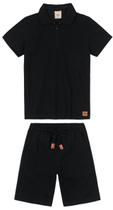 Conjunto Menino Camisa Polo Em Piquê Premium Carinhoso 14