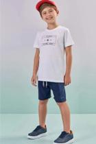 Conjunto Menino Camiseta Estampada e Short Nylon Luc.Boo Conjunto Menino Camiseta Estampada e Short Nylon Luc.Boo