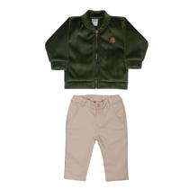 Conjunto Menino Casaco / Calça Sarja Thermo Verde - Sonho Mágico Tamanho:1Cor:Verde Conjunto Menino Casaco / Calça Sarja Thermo Verde - Sonho Mágico Tamanho:1Cor:Verde