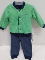 Conjunto Menino Casaco Dupla Face Pelo Inverno Paraiso 14641