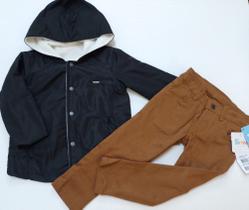 Conjunto Menino Casaco Inverno Capuz + Calça Paraiso 14792
