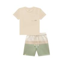 Conjunto Menino Creme Johnny Fox Conjunto Menino Creme Johnny Fox