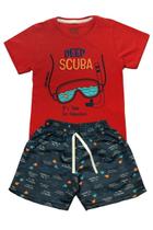 Conjunto Menino Deep Scuba Vermelho Ser Menor