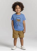 Conjunto Menino Estampa Coqueiro Brandili Conjunto Menino Estampa Coqueiro Brandili