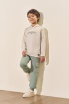 Conjunto Menino Expedition com Capuz Verde Divertto