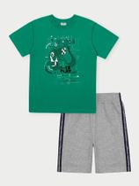 Conjunto Menino Gamer Zone Verde Abrange Conjunto Menino Gamer Zone Verde Abrange