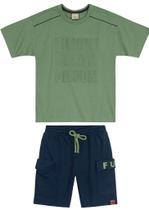 Conjunto Menino Have A Lot Of Fun Em Algodão Carinhoso 12