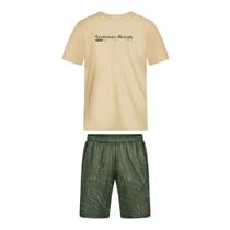 Conjunto Menino Infantil Camiseta Bermuda Alakazoo Ref 19512