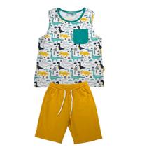 Conjunto Menino Infantil Regata Dino