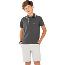 Conjunto Menino Juvenil AND.GO Camisa Polo Piquet e Bermuda