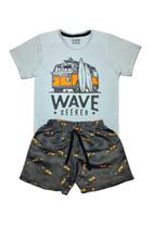 Conjunto Menino Kombi Azul Claro Ser Menor