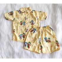 Conjunto Menino Mauricinho Patati Patatá Amarelo Conjunto Menino Mauricinho Patati Patatá Amarelo