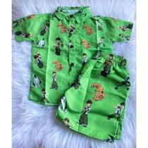 Conjunto Menino Mauricinho Temático Ben 10