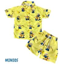 Conjunto Menino Mauricinho Temático (Minions)