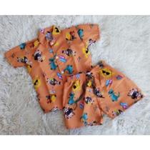 Conjunto Menino Mauricinho Temático Mundo Bita Laranja Conjunto Menino Mauricinho Temático Mundo Bita Laranja