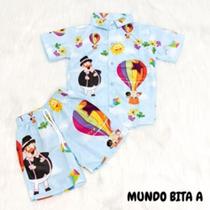 Conjunto Menino Mauricinho Temático Mundo Bita RF A