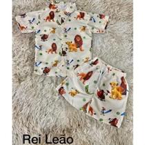 Conjunto Menino Mauricinho Temático O Rei Leão