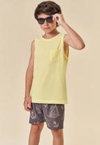Conjunto Menino Regata Bermuda Estampada Johnny Fox Conjunto Menino Regata Bermuda Estampada Johnny Fox