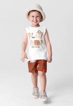 Conjunto Menino Regata Bermuda Play Jump Brandili